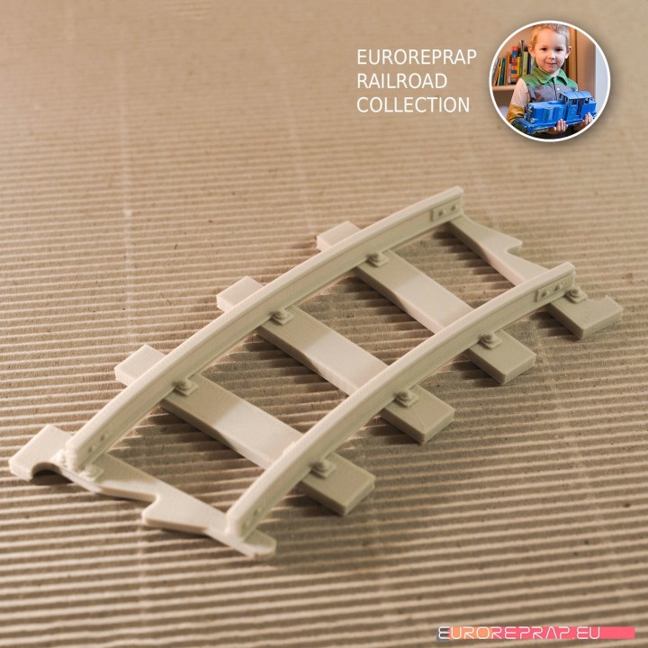Curved Track (No2) - Euroreprap Railroad System image