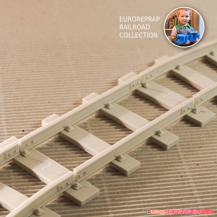 Straight Track (No1A) - Euroreprap Railroad System image