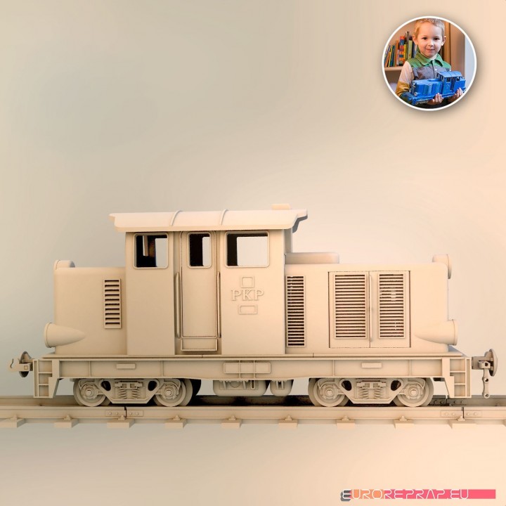 Diesel-02 locomotive - LEGO/ERS compatibile, FDM 3D printable image