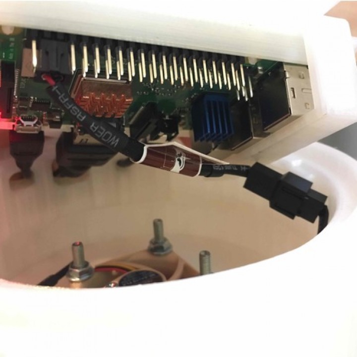 3D Printable Raspberry Pi 3 Case - Mac Pro inspired design by Egon Heuson