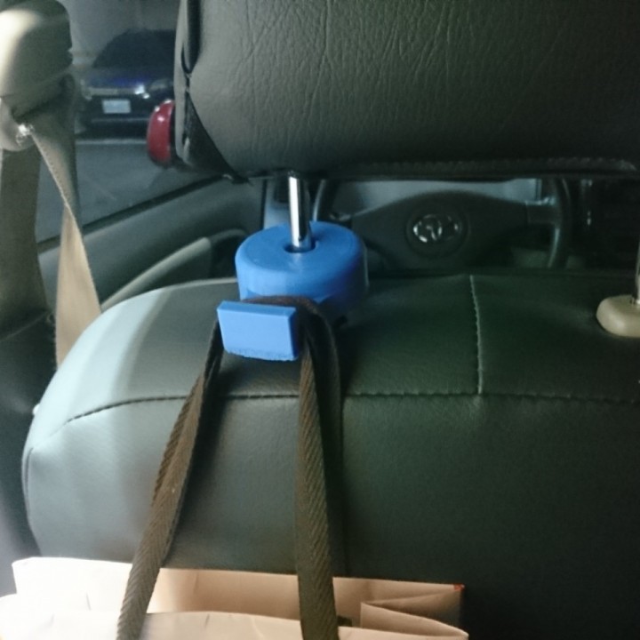 Car Back Seat Headrest Hanger Hook image