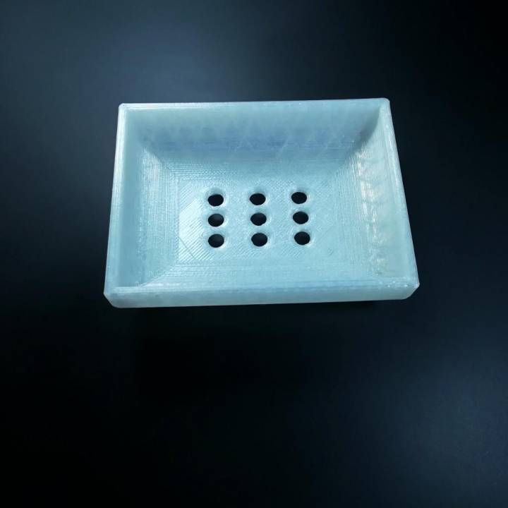 Simple Soap Dish with Drain image