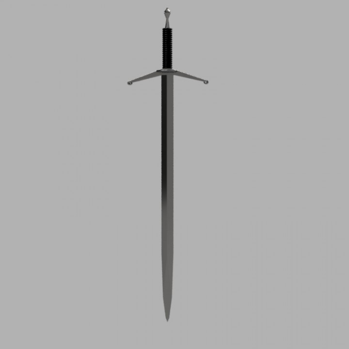 3D Printable Monty Python: Black Knight Sword by Super Cool Robots