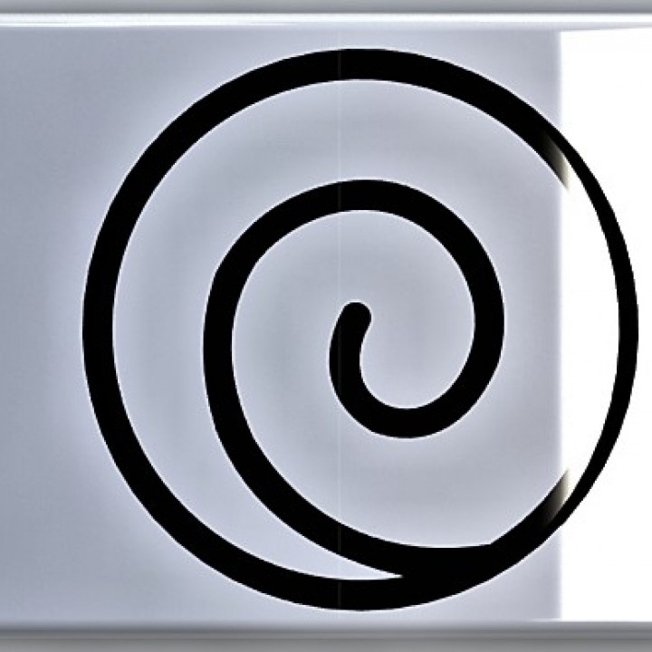 Forehead Protector with the Uzumaki clan symbol image
