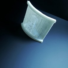 Picture of print of Curved Lithophane Design Tool