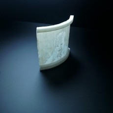 Picture of print of Curved Lithophane Design Tool
