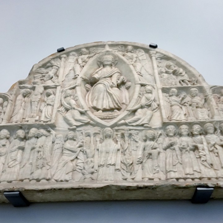 Tympanum with the Ascension image