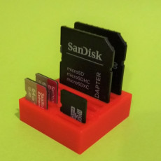 Picture of print of SD & MicroSD holder