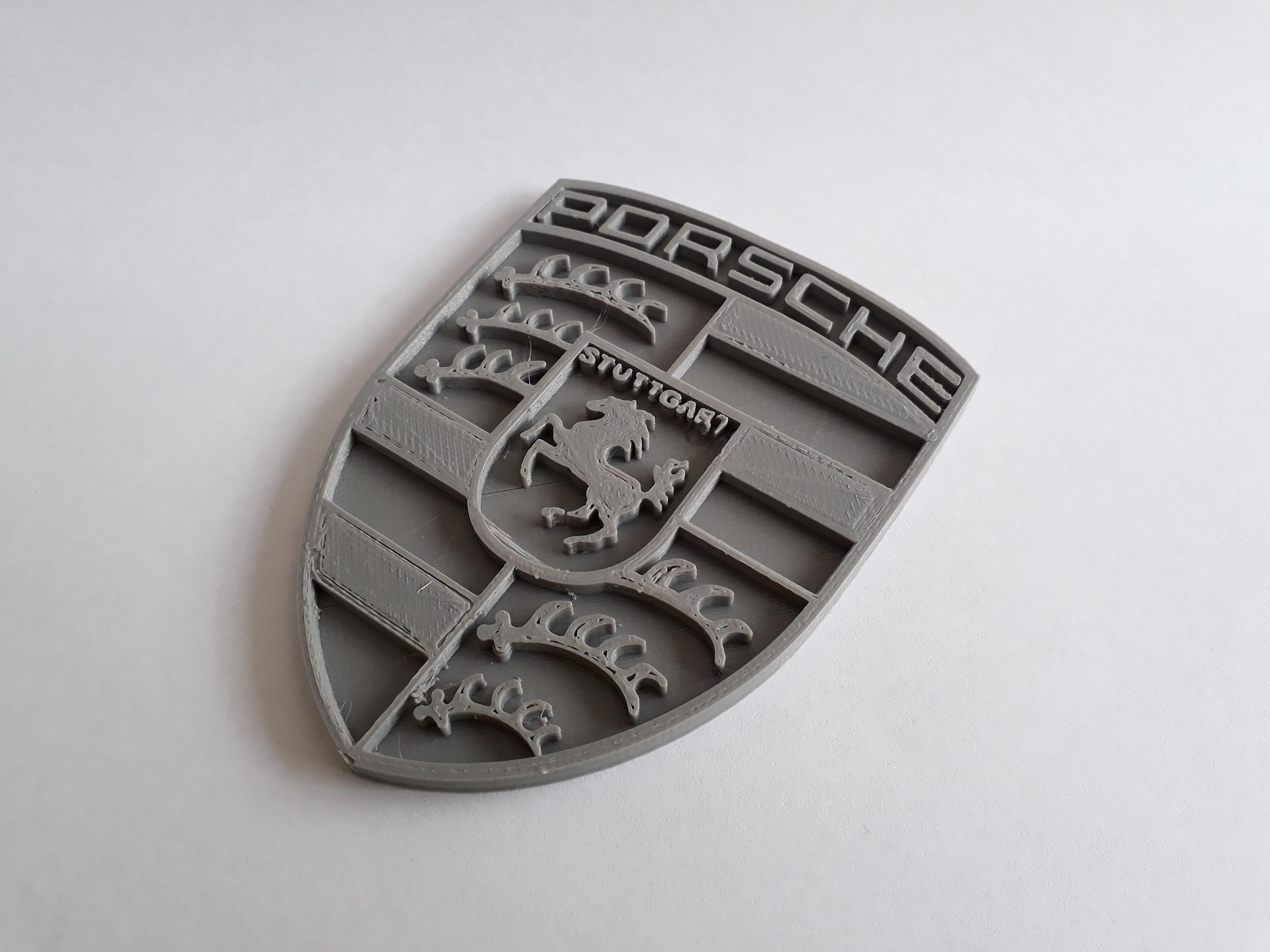 3D Print of écusson Porsche by Chrisibub, image size:4128x3096