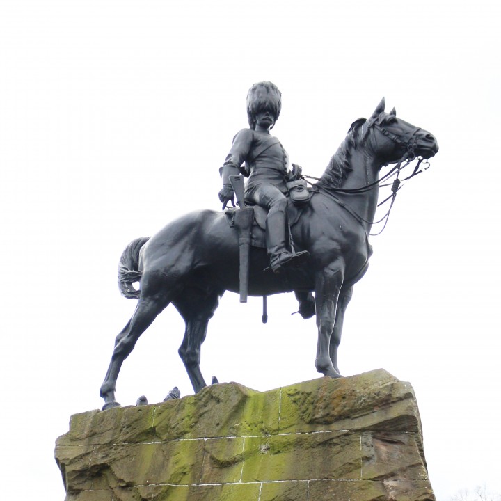 Monument to the Royal Scots Greys in Edinburgh image