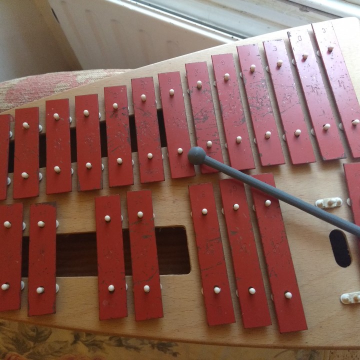 3D Printable Xylophone Replacement Mallet by William Rooney