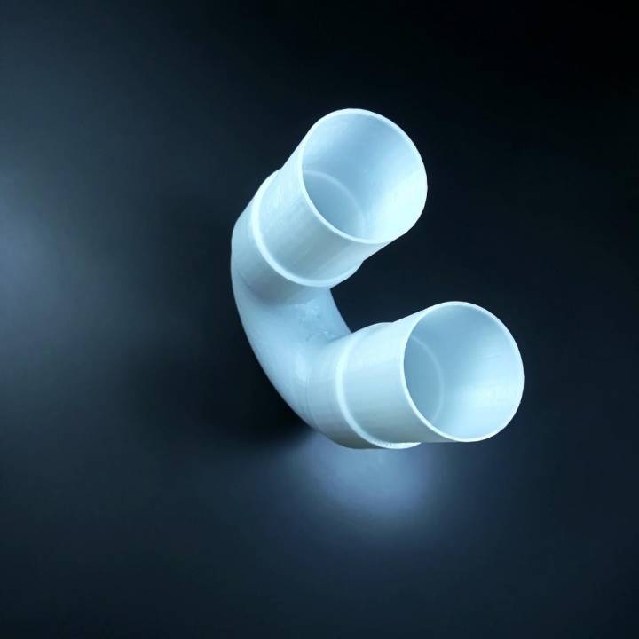 3D Printable Mellophone Tuning Slide by Abigail Arens