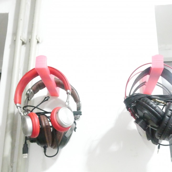 Wall Headphones Holder image