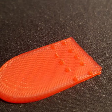 Picture of print of textured guitar pick