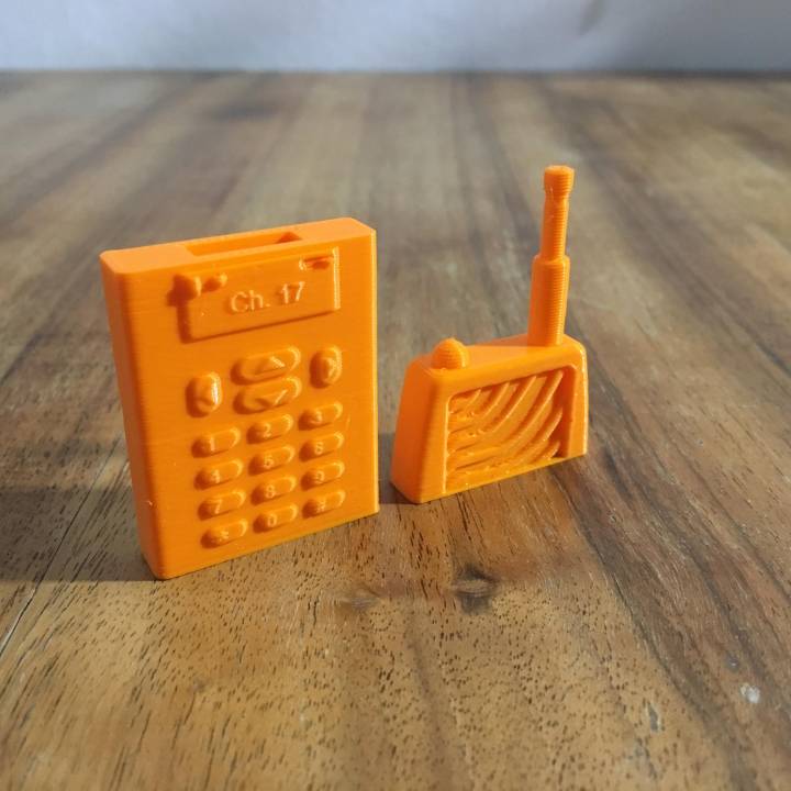 3D Printable USB Walkie Talkie by James Hraiki