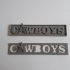 Cowboys Banner Logo print image