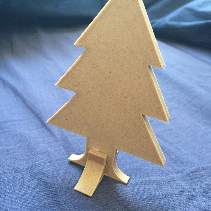 Christmas tree easy to print image