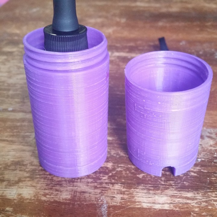 3D Printable Threaded Container by Walter S Whitson