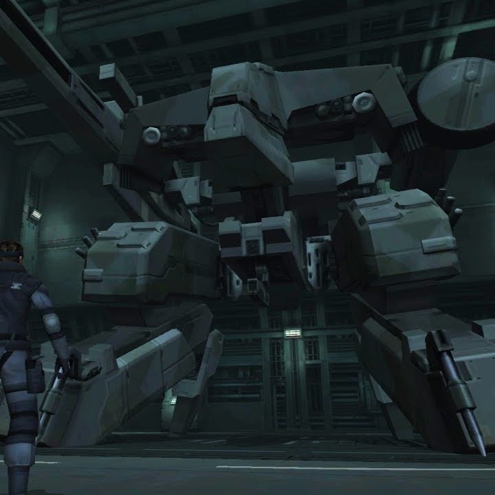 Metal Gear Solid, décor bataille contre le Metal Gear Rex image