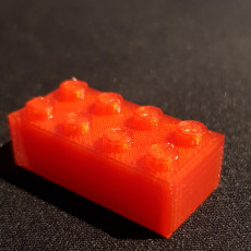 Picture of print of Lego bricks