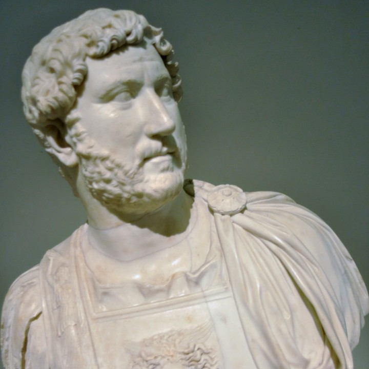 Bust of Hadrian image