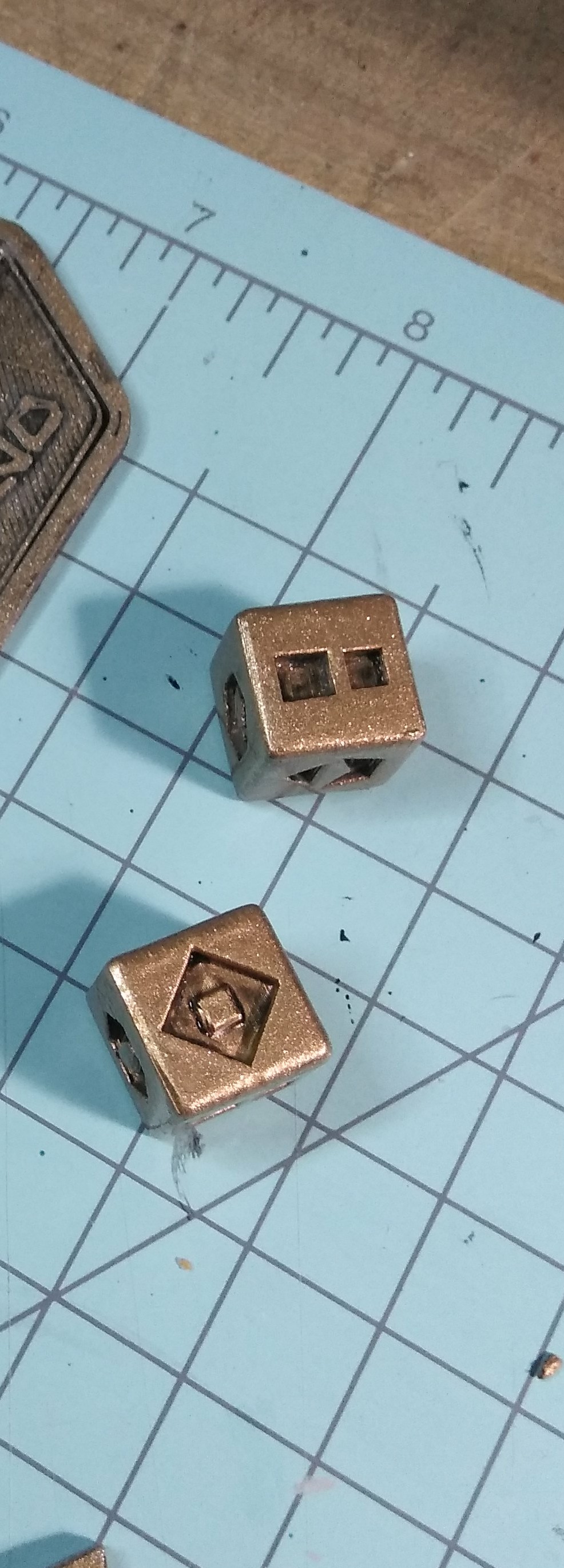 3D Printable Han Solo Lucky Dice by Ashley Stillson