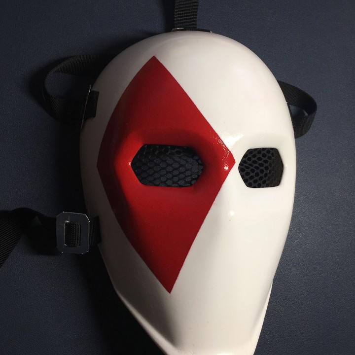 3D Printable 'Wild Card' fan mask from Fortnite by Darren Pattenden