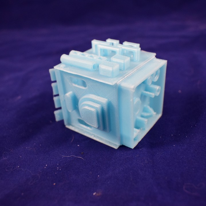 Folding Box Printer Calibration Cube image