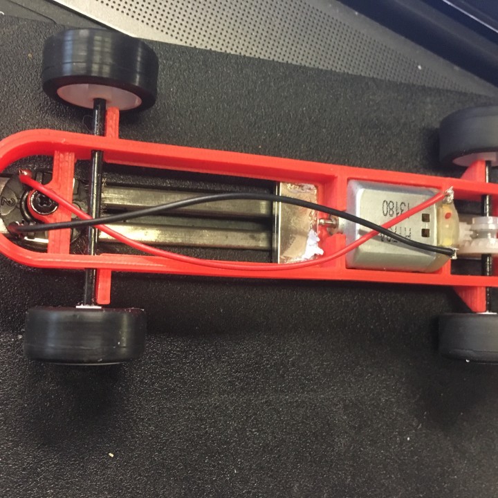 Slot car scalextric chassis image