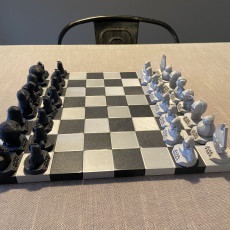 Picture of print of Starwars Chess Battle