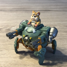 Picture of print of Hammond from Overwatch