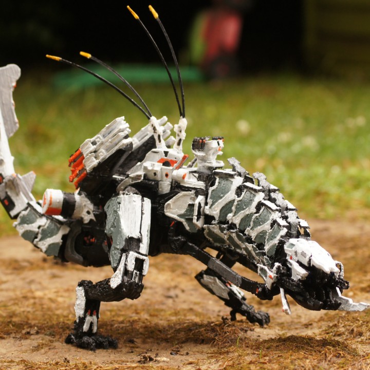 3D Printable Thunderjaw from Horizon Zero Dawn by Théo Domon