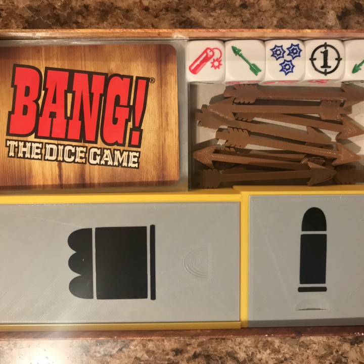 Bang! The Dice Game Printed Pieces image