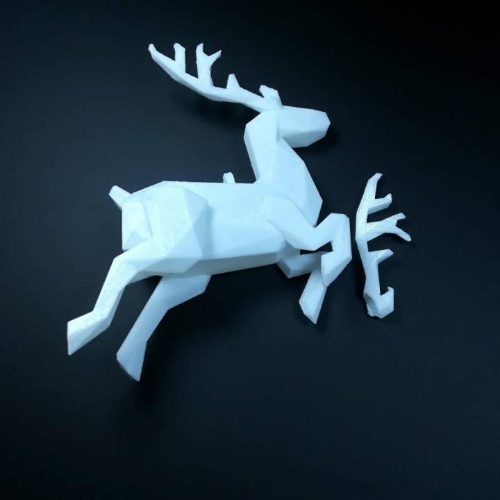 SANTA CLAUS'S REINDEER Lowpoly - by Objoy Creation image