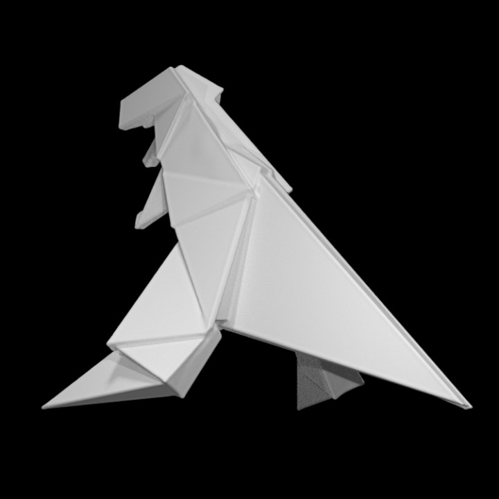 Origami dinosaur image