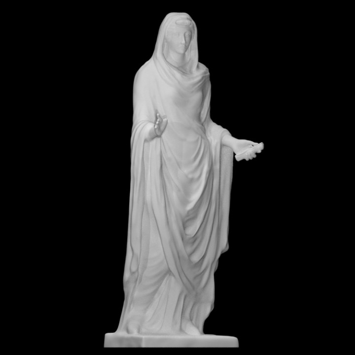 3D Printable Portrait of the Younger Octavia by Scan The World