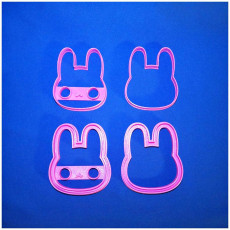 Picture of print of Cookie cutters - Cute Bunny