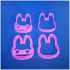 Cookie cutters - Cute Bunny print image