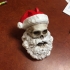 Skull Santa print image