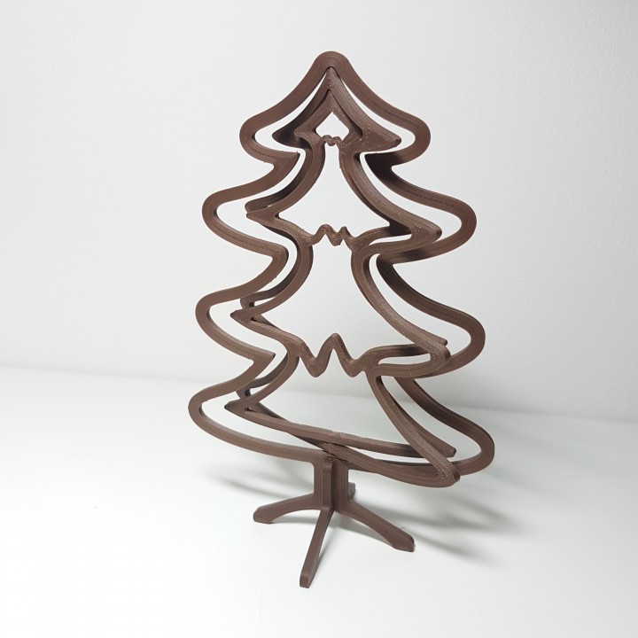 Spinning Christmas tree - Table top decoration image
