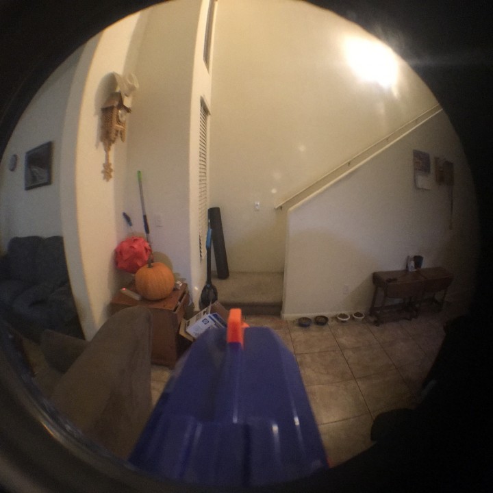 Nerf iphone attachment with wide angle lens image