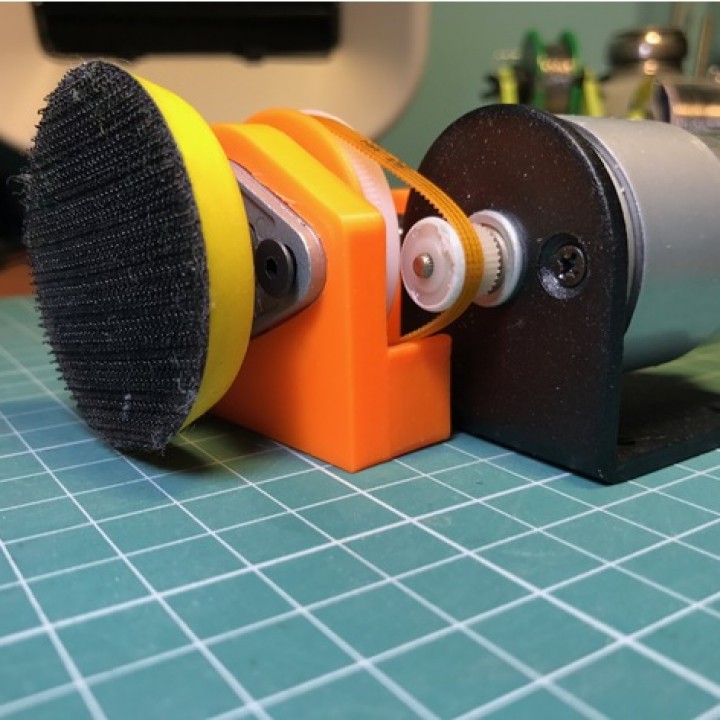 3D Printable Mini Disc Sander D50mm by Valera Perinski