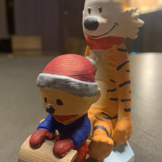 Picture of print of Calvin & Hobbes:  Winter Edition