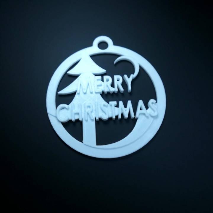Christmas hanging ornament image
