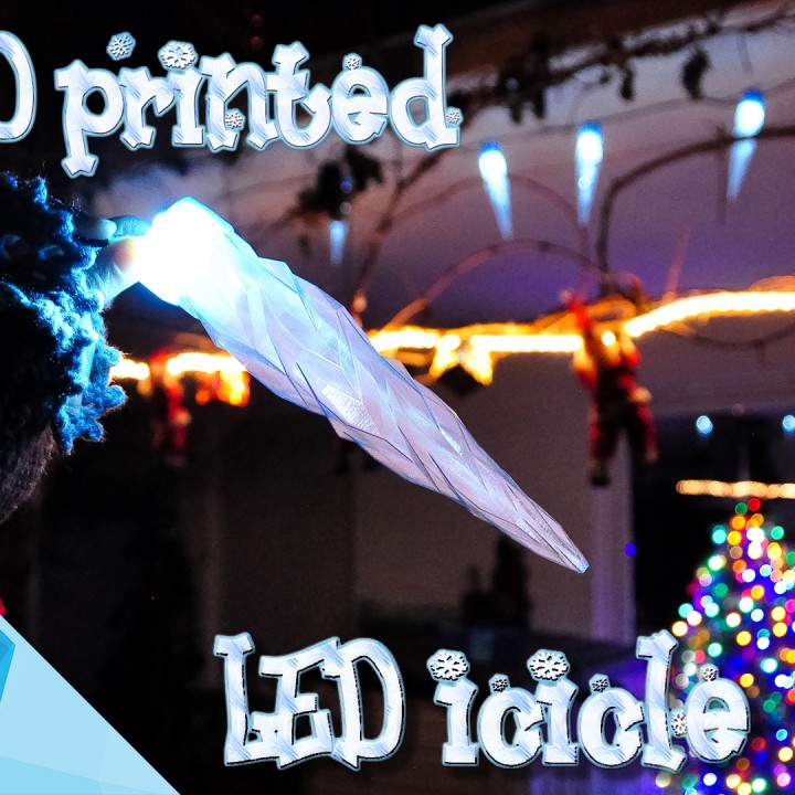 LED icicles Christmas decoration image