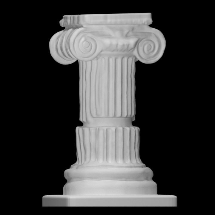 Marble column from the Temple of Artemis at Sardis image