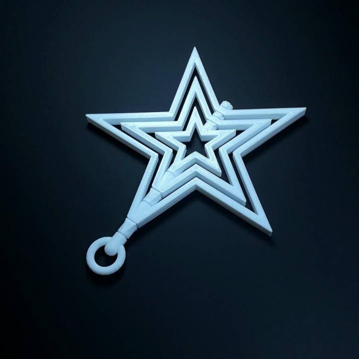 spinning star ornament image