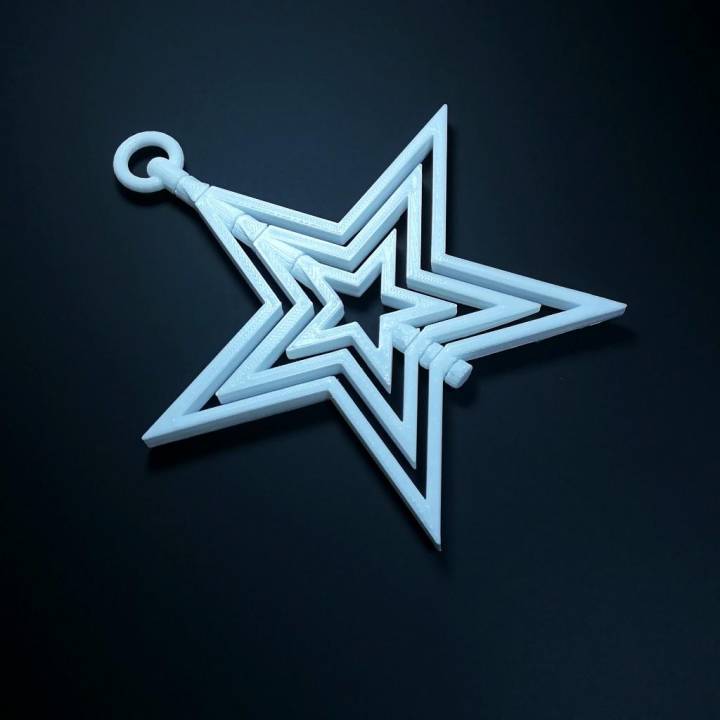 spinning star ornament image