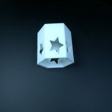 Picture of print of Star Pattern Candle Holder