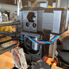 Picture of print of Prusa i3 Mk2.5-Mk3 Extruder, Body and Cover R3 rework to align filament path - Eliminates squeaking - Improves flexible filament reliability